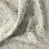 Printed Cotton MIMOSA Ecru / Yellow